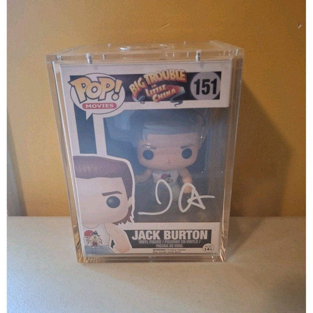 Funko Pop Big Trouble Little China Jack Burton #151 Signed By John Carpenter